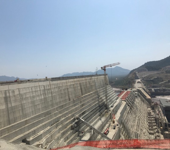 Journalists Visit the Grand Ethiopian Renaissance Dam, Courtesy of the AUC