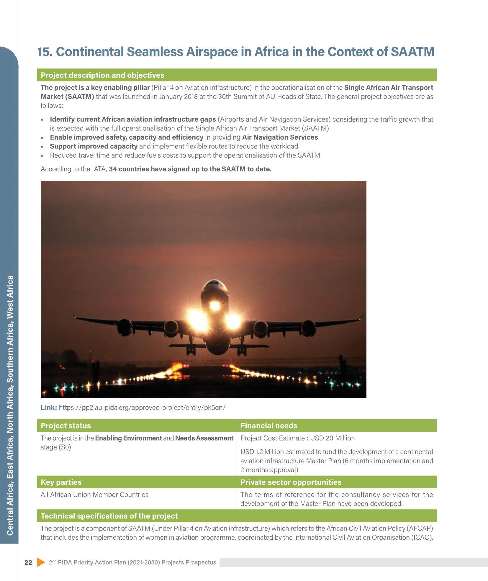 Continental Seamless Airspace in Africa in the Context of SAATM
