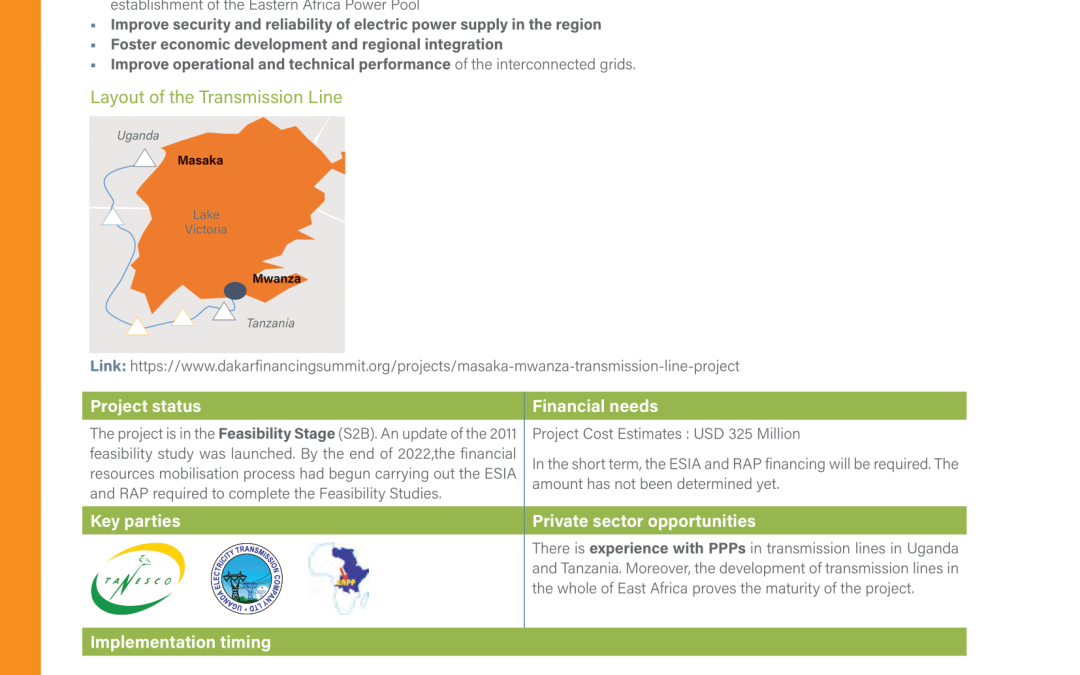 Masaka – Mwanza Transmission Line Project
