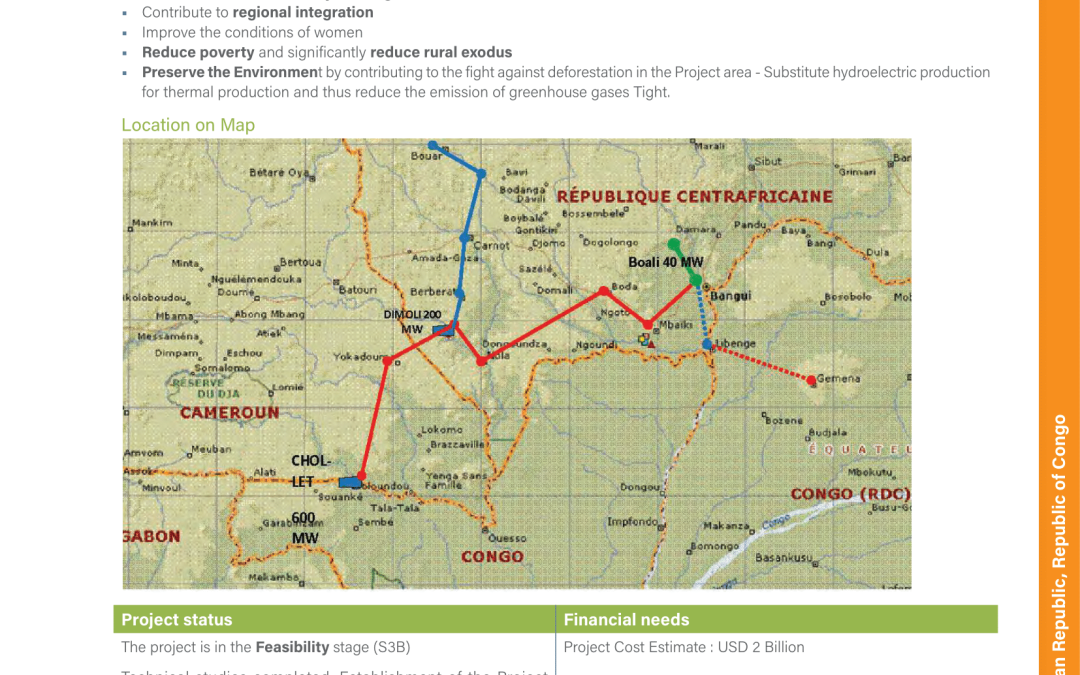 Development of the Chollet Hydroelectric Site and Associated Transmission Lines