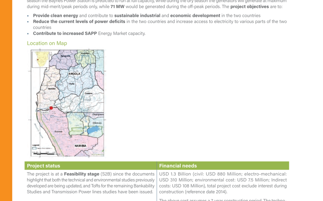 Baynes Hydropower Project
