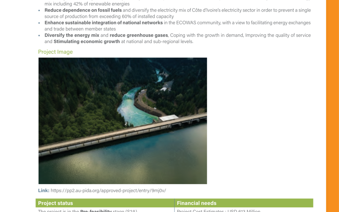 Louga Hydroelectric Power Plants 1 and 2 (246 MW)