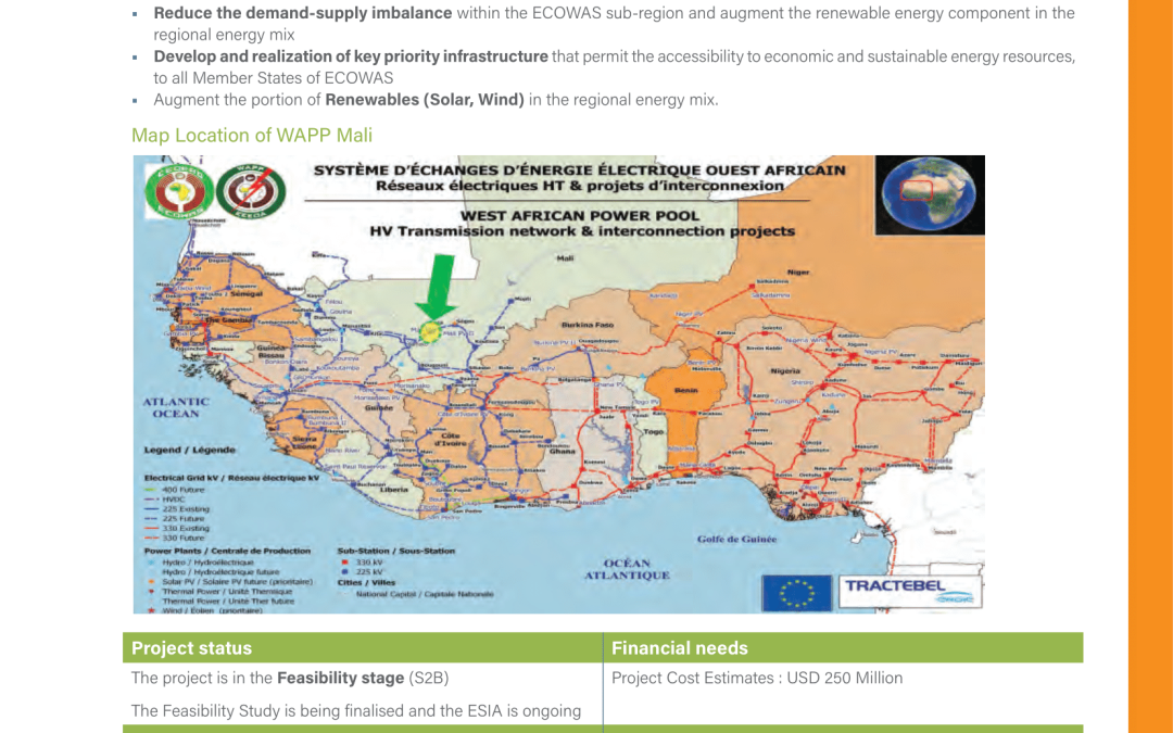 WAPP Regional Solar Power Park Project in Mali