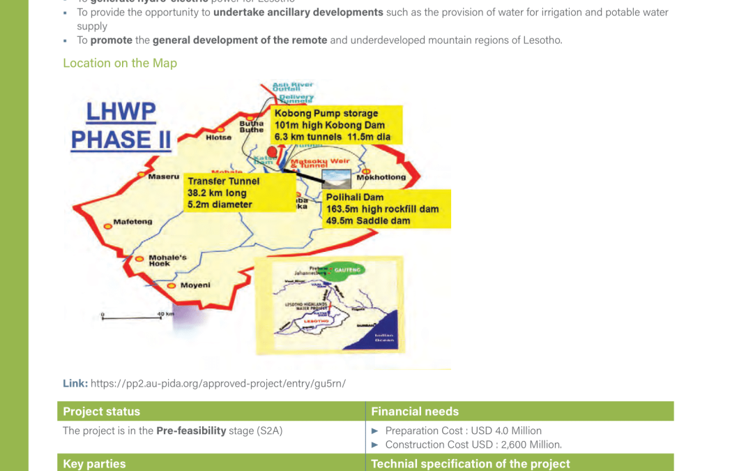 Lesotho Highlands Water Project Phase II
